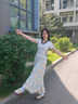 MR.KA彩色花苞裙褲女夏季薄2025新款高腰垂感寬松休閑褲女冰絲闊腿褲 花苞裙褲-款 常規(guī) M 適合(101-120斤) 曬單實拍圖
