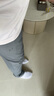 金利來【0壓彈力褲/5A抑菌】四面彈休閑褲直筒褲子秋季男灰色-58 34 曬單實拍圖