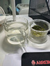 富光花茶杯 男女士茶水分離杯子 雙層辦公泡茶玻璃杯帶把高硼硅水杯 曬單實拍圖
