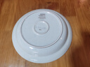琺寶（staub）松露白陶瓷家用飯碗盤(pán)子餐盤(pán)圓盤(pán)平盤(pán)深盤(pán)馬克杯碟餐具魚(yú)盤(pán)咖喱盤(pán) 松露白陶瓷深盤(pán)22cm 1頭 曬單實(shí)拍圖