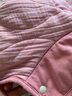 全棉時代（PurCotton）睡衣男女紗布夾棉情侶家居套裝厚保暖秋冬 煙粉色【女款】 XL (女170/男180) 曬單實拍圖