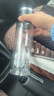 京迭一鍵開蓋杯車載雙層茶水分離杯水杯男士泡茶杯速開杯 【一鍵開蓋】高雅黑400ml 曬單實(shí)拍圖