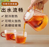 憶壺茶泡茶壺茶水分離玻璃耐高溫硼硅小茶具辦公室沖花茶飄逸杯帶過濾 曬單實(shí)拍圖