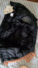 童泰嬰兒羽絨服馬甲冬季衣服兒童外出立領(lǐng)上衣TS34D421 黑色 90cm  曬單實拍圖
