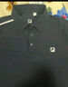 FILA 斐樂官方男子針織短袖POLO衫2025秋季新款健身運(yùn)動(dòng)涼感上衣 深黑-BK XL 180/100A/XL 曬單實(shí)拍圖