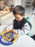 童雀兒童方向盤玩具嬰兒車掛件3-6歲益智六一節(jié)仿真駕駛寶寶生日禮物 多功能觸感方向盤—庫里藍(lán) 曬單實(shí)拍圖