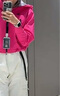 KOLON SPORT/可隆防水沖鋒衣 女子戶外運(yùn)動3L防風(fēng)透濕耐磨短款連帽夾克 LKJK5ST520-DP 深粉色 S 160/84A 曬單實(shí)拍圖