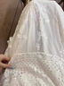 帛芮蕾絲白色半身裙女春夏款法式氣質(zhì)大擺A字裙高腰蛋糕蓬蓬裙子 曬單實拍圖