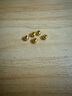 喜上眉梢足金999重工古法金珠散珠3D硬金光面磨砂黃金轉(zhuǎn)運珠圣誕節(jié)禮物女 1g【4mm重版光珠五顆】 曬單實拍圖