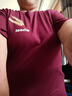 宿萊適合胖人穿的衣服肥婆短袖T恤女大碼胖MM大碼遮肚子印花顯瘦上衣 酒紅色稻穗 2XL 2XL163-185偏大不用拍大 曬單實(shí)拍圖