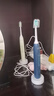 飛利浦（PHILIPS）【肖戰(zhàn)推薦】電動牙刷鉆石3系 生日禮物 成人情侶款送男生/女友 微泡水流 HX5181/02星云藍 曬單實拍圖