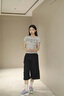 斯凱奇（Skechers）女鞋秋季緩震健步鞋厚底增高休閑運(yùn)動鞋跑步鞋125641 灰色/淡紫色/GYLV 37 曬單實(shí)拍圖