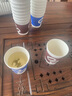 雙槍（Suncha）一次性紙杯咖啡杯防燙紙杯加厚水杯食品級商務(wù)瓦楞茶杯280ML50只 曬單實拍圖