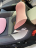 日本汽車(chē)腰靠背墊車(chē)用護腰神器腰枕車(chē)載腰托主駕駛人體工學(xué)通用 頭枕腰靠套裝紅色 1套 曬單實(shí)拍圖