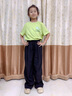 真維斯童裝女童褲子夏季2025年新款兒童闊腿褲中大童涼感夏褲女孩休閑褲薄款 紫/紫兔比耶左中下K 110 曬單實(shí)拍圖