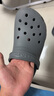 crocs男鞋女鞋明星款洞洞鞋透氣耐磨拖鞋防水輕便休閑鞋沙灘鞋10001 石板灰-0DA 39 -40(250mm) 曬單實(shí)拍圖