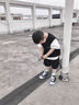 迪士尼男童夏季套裝2025新款炸街假兩件短袖酷帥短褲男寶寶時(shí)髦夏裝薄潮 黑色假兩件【套裝】【熱賣(mài)款】 140 cm 曬單實(shí)拍圖