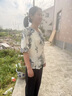 俞兆林媽媽夏裝襯衫50-60歲中老年女裝洋氣短袖上衣洋氣小衫時(shí)尚兩件套 杏色上衣+黑色休閑褲 2XL 建議105-120斤 曬單實(shí)拍圖