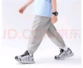 左西童裝男童防蚊褲兒童褲子夏季薄款速干短褲夏裝2025新款運(yùn)動(dòng)褲 灰色 【原紗涼感】 140 碼 建議身高140cm左右 曬單實(shí)拍圖