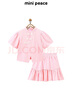 MiniPeace太平鳥(niǎo)童裝夏新女童套裝FBFCF2339 粉色 120cm 曬單實(shí)拍圖