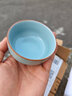 驕鹿汝窯茶杯單杯主人杯景德鎮(zhèn)陶瓷大號(hào)開片品茗杯茶盞功夫茶具 三羊杯月白色(合格品) 曬單實(shí)拍圖