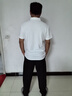 太子龍【7A抗菌】短袖T恤男翻領(lǐng)抗紫外線涼感休閑百搭polo衫 白色XL 曬單實拍圖