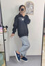 樸西冬季燈芯絨男士室內(nèi)棉拖鞋保暖加絨厚底情侶居家 藏青色 42-43 曬單實拍圖