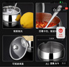 304不銹鋼調(diào)料罐廚房組合套裝家用鹽罐瓶辣椒調(diào)料盒調(diào)味罐有蓋勺 304尊貴味碟【三味】 曬單實(shí)拍圖