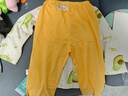 舒貝怡嬰兒衣服內(nèi)衣套裝兒童睡衣寶寶夏空調(diào)服純棉對(duì)開(kāi)秋衣褲獼猴桃120 曬單實(shí)拍圖