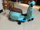 VESPA【國行】?jì)和妱?dòng)摩托車(chē)玩具車(chē)可坐人寶寶小孩1-12歲維斯帕禮物 薄荷綠 曬單實(shí)拍圖
