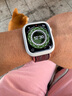 攝曜適用applewatch硅膠保護殼S9邊框殼iwatchS8/7/6/5/4/se代半包軟殼硬殼41mm/45mm蘋果手表表帶透明 灰色 適用45mm表盤 - iwatch7/8/9代 曬單實拍圖