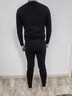 雅鹿秋衣秋褲男士套裝純棉毛衫全棉打底線(xiàn)衣褲薄款抗菌保暖內衣冬季 深灰套裝【純棉10A抗菌】 XL 【建議120-150斤】 曬單實(shí)拍圖