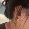 ZEGL簡(jiǎn)約弧面耳釘女耳飾耳釘925銀針氣質(zhì)高級感輕奢生日禮物送女友 曬單實(shí)拍圖