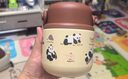 AILUKI日本小燜燒杯銀耳羹寶寶悶燒粥杯壺316不銹鋼上班學(xué)生保溫飯盒桶 熊貓奶茶白300mL 曬單實(shí)拍圖