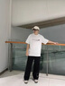 Foss Phil冰絲褲子男夏季款高街潮流新中式國(guó)風(fēng)竹子刺繡直筒垂感運(yùn)動(dòng)休閑褲 DDWD-K81黑色 XL （建議150-170斤） 曬單實(shí)拍圖