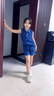 G.DUCKKIDS女童套裝2025新款夏裝洋氣韓版時尚兒童裝時髦牛仔短褲兩件套潮衣 清爽牛仔夏裝 130 建議身高120厘米左右 曬單實拍圖