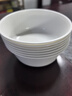 稻殼一次性餐具食品級可降解耐高溫商用家用酒席環(huán)保戶外出游 加厚稻殼碗【白色】 320ML【200個】 曬單實拍圖