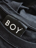 BOY LONDON25新款夏季男女同款燙金朋克高街時(shí)尚潮牌短袖T恤N01805 黑色 XL 曬單實(shí)拍圖