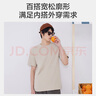 名創(chuàng)優(yōu)品（MINISO）冰絲短袖襯衫男夏季新款舒適涼感透氣日系百搭寬松襯衣 黑 XL 曬單實(shí)拍圖
