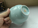 造器德化白瓷吃米飯碗個(gè)人家用陶瓷高顏值碗盤餐具湯碗喬遷教師節(jié)送禮 影青憶荷4.5英寸飯碗 曬單實(shí)拍圖