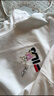 FILA斐樂(lè )官方女子針織短袖衫2025夏簡(jiǎn)約休閑刺繡LOGOT恤 曬單實(shí)拍圖