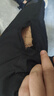 頭號(hào)青年休閑工裝褲男春夏季寬松闊腿加大碼男裝垂感直筒褲子男 黑 3XL 曬單實(shí)拍圖
