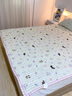 無(wú)印良品A類(lèi)卡通全棉抗菌床墊遮蓋物1.5x2米單人宿舍家用薄款可折疊床褥子 蝴蝶結狗狗【100%精梳全棉】 150cm*200cm 【床褥單件】 曬單實(shí)拍圖