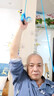 上肢康復訓練器材康復手套滑輪吊環(huán)肩關(guān)節老人鍛煉中風(fēng)偏癱彈力繩 上肢訓練器【藍色】 曬單實(shí)拍圖