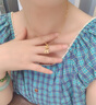 中國黃金（CHINA GOLD）一路有你黃金項(xiàng)鏈女麋鹿足金吊墜七夕情人節(jié)禮物送女朋友老婆生日 足金麋鹿吊墜 贈(zèng)金色銀鏈 曬單實(shí)拍圖
