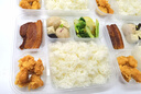 Edo一次性五格餐盒 塑料快餐盒帶蓋野餐盒飯盒外賣(mài)打包盒1000ml*20只 曬單實(shí)拍圖