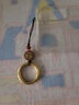 默研（MOYAN）黃銅環(huán)手機指環(huán)扣金屬通用防塵塞吊墜u盤(pán)掛件防丟掛繩手機鏈墜 黃銅指環(huán)-綠菩 曬單實(shí)拍圖