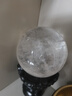 晶蕊世家天然白水晶球擺件原石打磨二氧化硅原石打磨居家裝飾送禮玄關(guān)擺件 精選直徑6厘米 曬單實拍圖