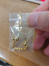 金小貅黃金手鏈女足金蹦迪珠手鏈5g轉(zhuǎn)運(yùn)珠雷瑟散珠爆閃七夕送女友禮物 6.5g,3mm蹦迪手鏈 曬單實(shí)拍圖
