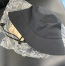 無(wú)印良品 MUJI  透氣 可折疊收納 漁夫帽 帽子 遮陽(yáng)帽 帶掛繩 DBA41A4S 黑色 56-59cm 曬單實(shí)拍圖